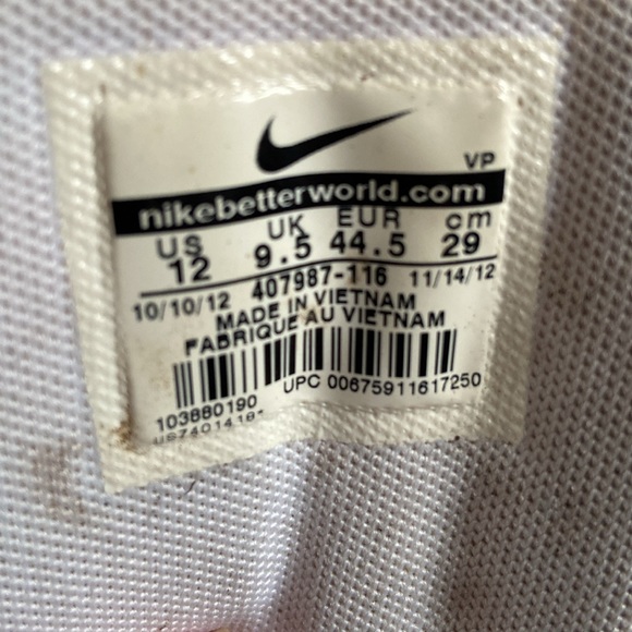 Nike REAX size 12. Lightly worn came with out laces so you’ll need to get them - Picture 4 of 7